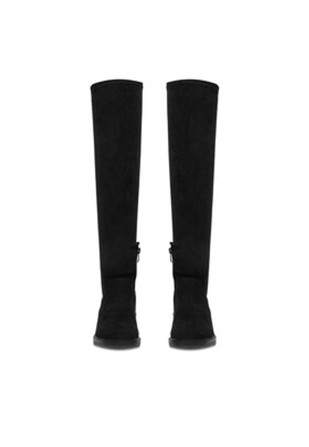 DeeZee Kozaki 001-1-BLACK SU Czarny. Kolor: czarny. Materiał: materiał