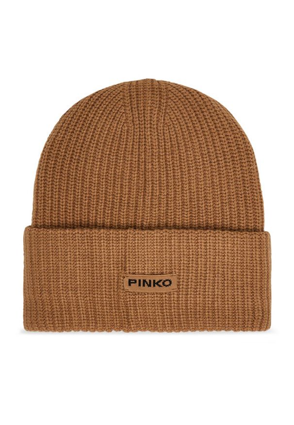 Pinko - PINKO Czapka Bosnia 105993 A2Z4 Brązowy. Kolor: brązowy. Materiał: materiał, wiskoza