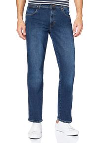 Wrangler - WRANGLER TEXAS MĘSKIE SPODNIE JEANSOWE BLUE BANG W121HN46C