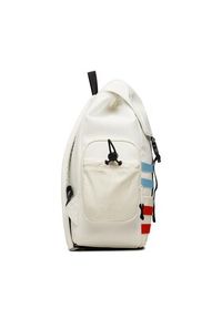 Tommy Jeans Plecak Tjm Street Flap Backpack AM0AM10884 Biały. Kolor: biały. Styl: street