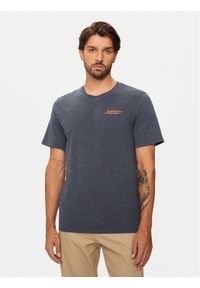 Jack & Jones - Jack&Jones T-Shirt Erik 12257603 Granatowy Relaxed Fit. Kolor: niebieski. Materiał: syntetyk, bawełna