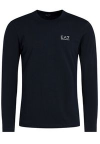 EA7 Emporio Armani Longsleeve 8NPT55 PJM5Z 0578 Granatowy Regular Fit. Kolor: niebieski. Materiał: bawełna. Długość rękawa: długi rękaw