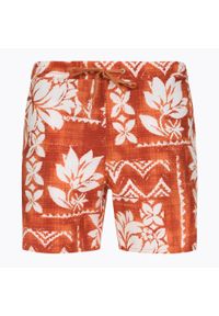 Szorty kąpielowe męskie Quiksilver Roots Volley 17". Kolor: czerwony