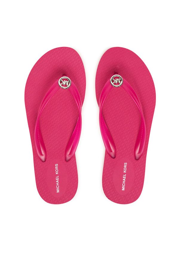 MICHAEL Michael Kors Japonki Posie Flip Flop 40S6PSFA3Q Różowy. Kolor: różowy. Materiał: syntetyk