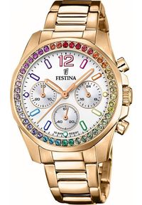 Zegarek Festina Zegarek damski Festina F20639-2 różowe złoto. Kolor: złoty, wielokolorowy, różowy #1