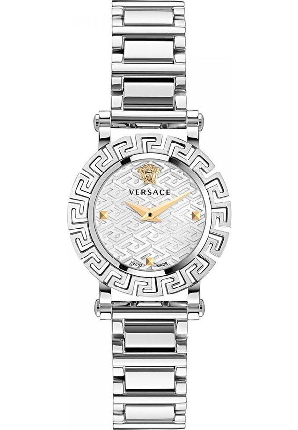 VERSACE - Zegarek Versace Zegarek damski Versace VE2Q00322 srebrny. Kolor: srebrny