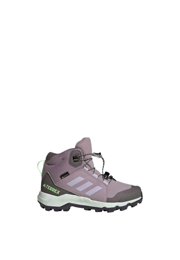 Adidas - Buty Organizer Mid GORE-TEX Hiking. Kolor: zielony, szary, wielokolorowy, fioletowy. Materiał: materiał