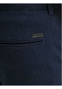 Jack & Jones - Jack&Jones Chinosy Marco Bowie 12279659 Niebieski Slim Fit. Kolor: niebieski. Materiał: bawełna