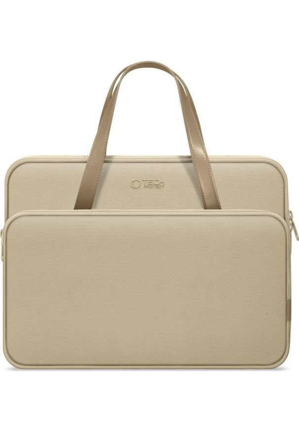 TECH-PROTECT - Torba Tech-Protect Carrying Bag Laptop 13-14 Desert Beige. Materiał: materiał. Styl: biznesowy, elegancki, casual