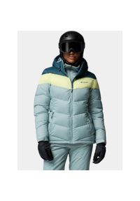 columbia - Kurtka Narciarska Damska Columbia Abbott Peak II. Kolor: żółty, niebieski, wielokolorowy. Sezon: zima. Sport: narciarstwo #1