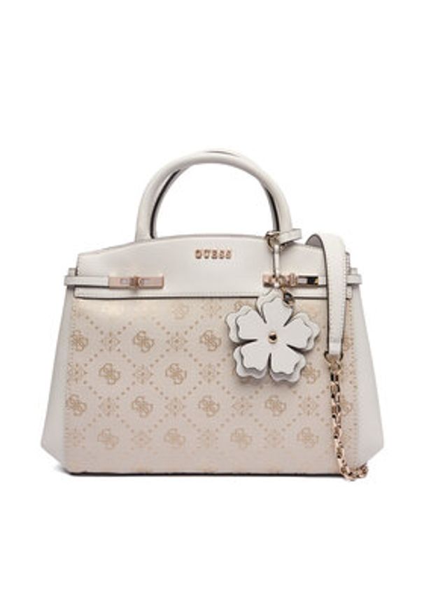 Guess Torebka Melinda HWJP99 02060 Écru. Materiał: skórzane