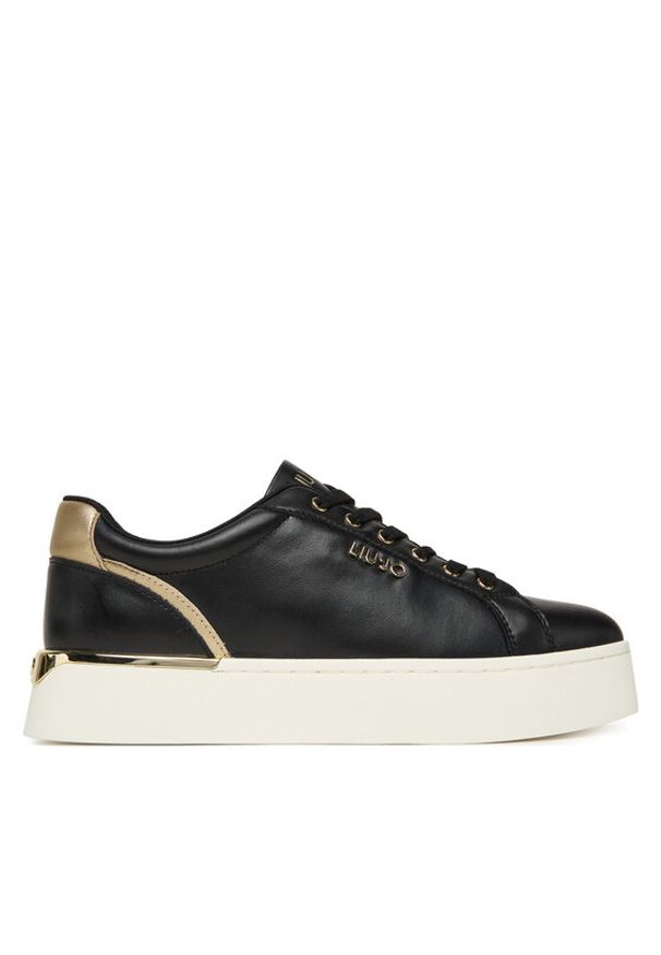 Liu Jo Sneakersy Pretty 06 BF5041 PX026 Czarny. Kolor: czarny. Materiał: skóra