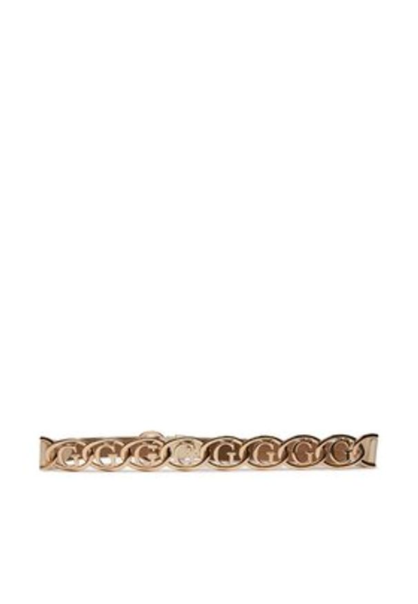 Guess Pasek Damski BW9117 P4220 Écru. Materiał: skóra