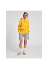 Bluza sportowa z kapturem damska Hummel Go Cotton Hoodie Woman. Typ kołnierza: kaptur. Kolor: żółty, wielokolorowy, pomarańczowy