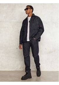 G-Star RAW - G-Star Raw Jeansy Contor 3D D27222-D316 Granatowy Slim Fit. Kolor: niebieski. Materiał: bawełna #7