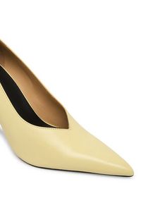 Patrizia Pepe Szpilki 8Z0106 L048 Żółty. Kolor: żółty. Materiał: skóra. Obcas: na szpilce #5
