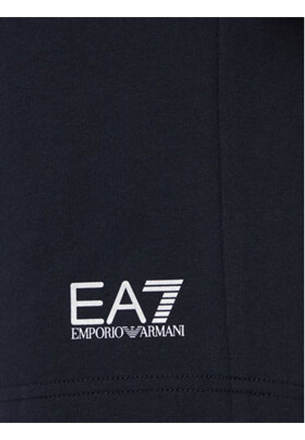 EA7 Emporio Armani Szorty sportowe 8NPS65 PJVRZ 0562 Granatowy Regular Fit. Kolor: niebieski. Materiał: bawełna. Styl: sportowy