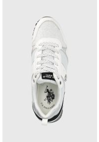 U.S. Polo Assn. sneakersy kolor biały. Nosek buta: okrągły. Zapięcie: sznurówki. Kolor: biały #5