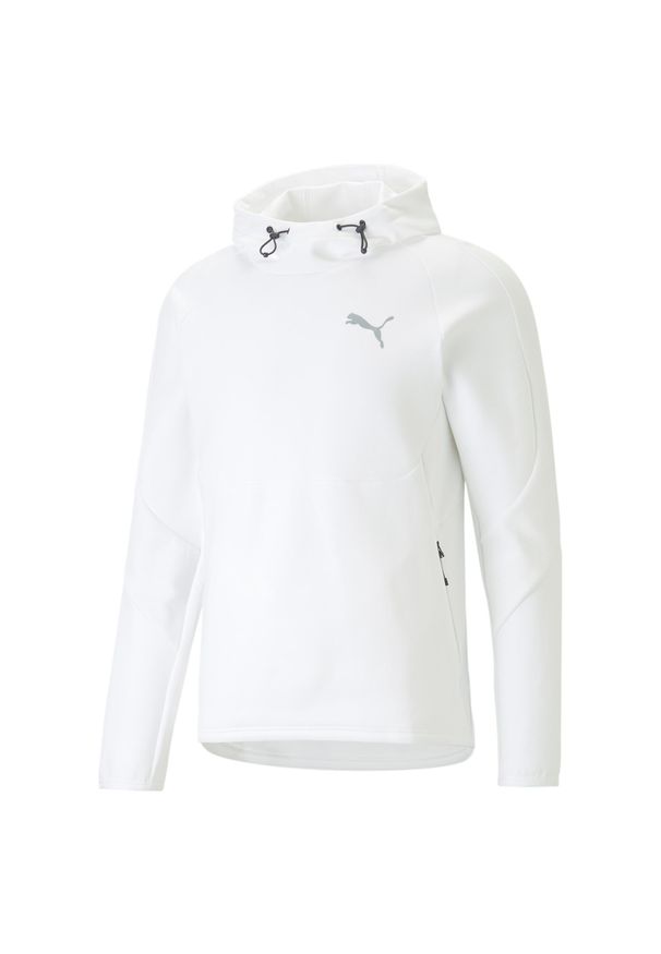Sweat z kapturem Puma Evostripe Dk. Typ kołnierza: kaptur. Kolor: biały. Sport: fitness