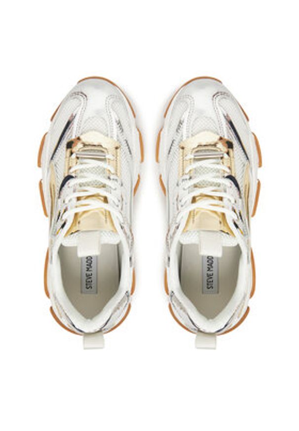 Steve Madden Sneakersy Possession-E SM19000033 Srebrny. Kolor: srebrny. Materiał: materiał