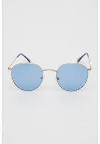 Answear Lab okulary przeciwsłoneczne damskie. Kształt: okrągłe. Kolor: niebieski #3