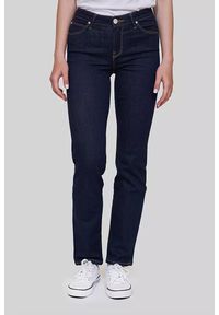 Lee - LEE MARION STRAIGHT DAMSKIE SPODNIE JEANSOWE RINSE L301FRFH