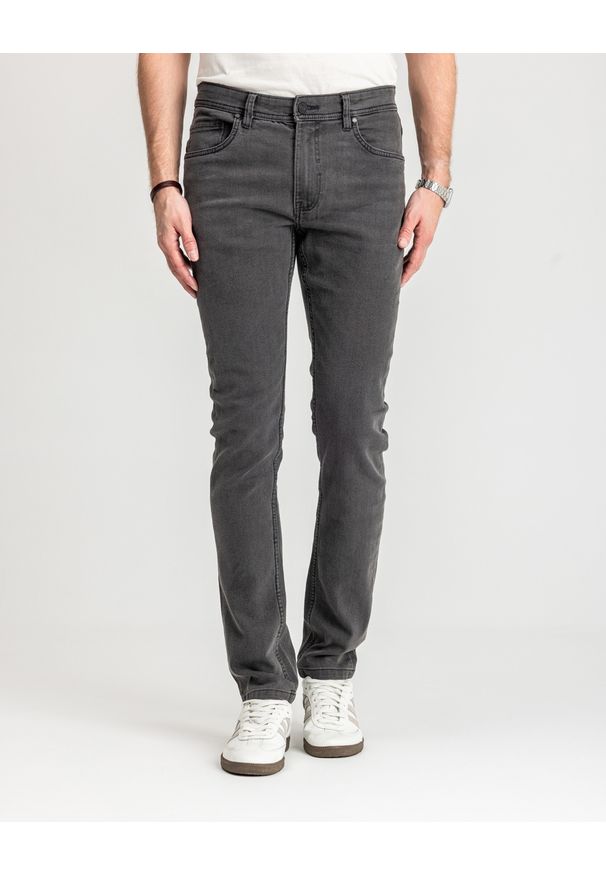 MARCUS - Męskie Spodnie Jeansowe Marcus Sebb 2215 Grey Miner 14-200302