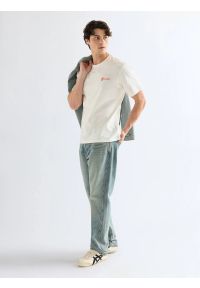 Wrangler - MESKA KOSZULKA WRANGLER GRAPHIC TEE WORN WHITE 112377994 #3