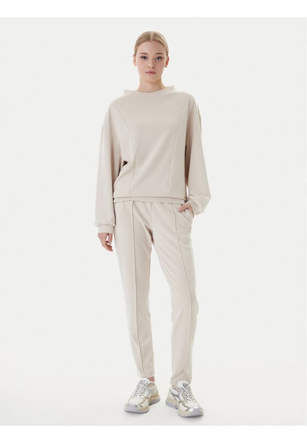 EA7 Emporio Armani Dres 7W000194 AF12643 U1088 Beżowy Relaxed Fit. Kolor: beżowy. Materiał: syntetyk