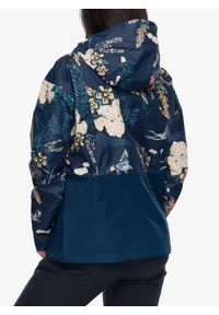 columbia - Kurtka przeciwdeszczowa damska Columbia Hikebound Printed Jacket. Kolor: niebieski
