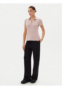 EA7 Emporio Armani Polo 7W000266 AF12500 U4079 Różowy Regular Fit. Typ kołnierza: polo. Kolor: różowy. Materiał: bawełna #3