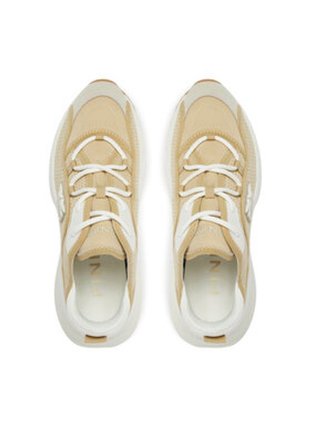 Pinko - PINKO Sneakersy Ariel 15 SS0065T030 Beżowy. Kolor: beżowy. Materiał: materiał