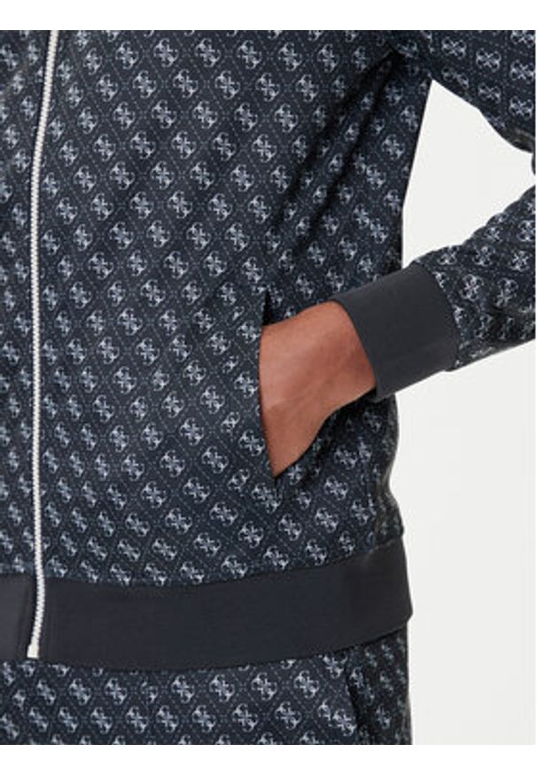 Guess Bluza Z2BQ06 K7122 Granatowy Regular Fit. Kolor: niebieski. Materiał: syntetyk