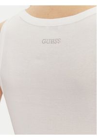 Guess Top W5GP06 KCS10 Biały Regular Fit. Kolor: biały. Materiał: bawełna #4