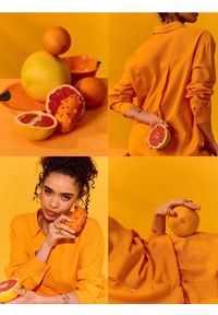 Sinsay - Koszula oversize z domieszką lnu - pomarańczowy. Kolor: pomarańczowy. Materiał: len