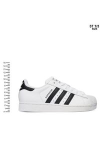 Adidas - adidas Sneakersy Superstar II J JH9976 Biały. Kolor: biały. Materiał: skóra. Model: Adidas Superstar #4