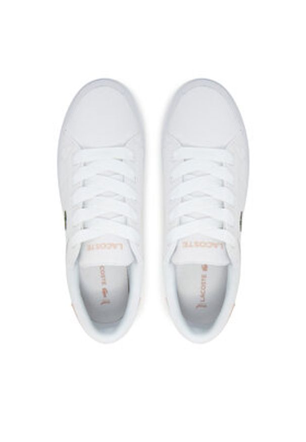 Lacoste Tenisówki 7-49CFA0017 Biały. Kolor: biały. Materiał: materiał