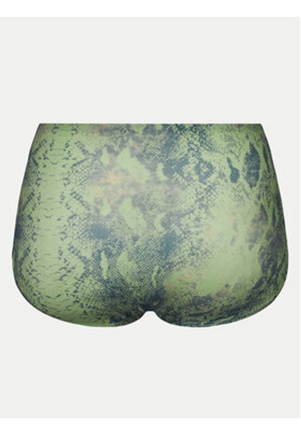 Chantelle Figi klasyczne z wysokim stanem Soft Stretch C11D70 Zielony. Stan: podwyższony. Kolor: zielony. Materiał: syntetyk
