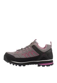 Damskie buty trekkingowe górskie ze skóry zamszowej VIBRAM CMP MOON LOW. Okazja: na co dzień. Kolor: czarny, szary, wielokolorowy. Materiał: zamsz, skóra