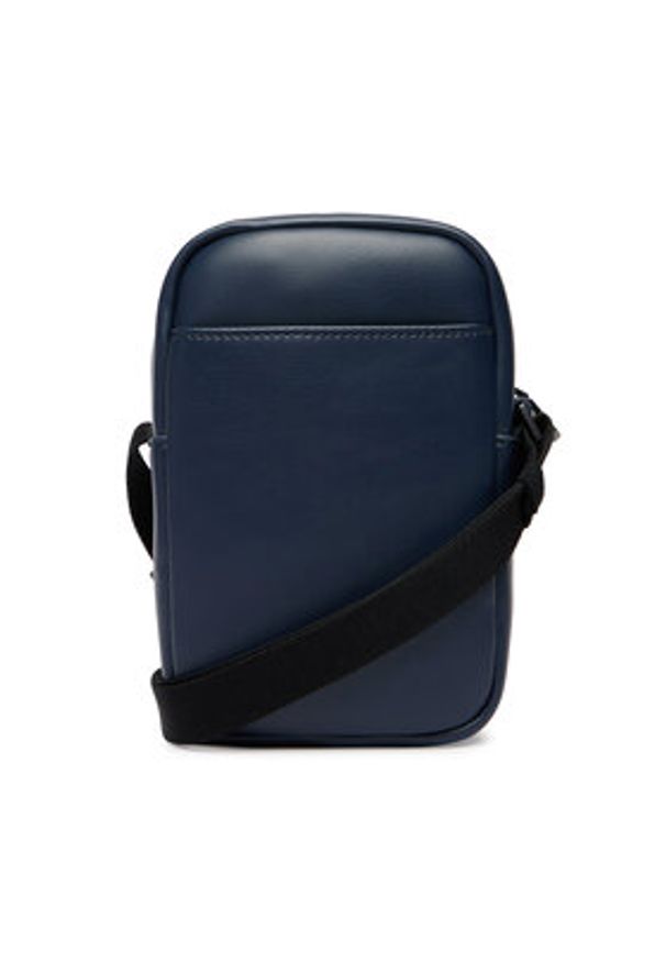 Calvin Klein Saszetka Bold Ck Slim Reporter LV04D3279G Granatowy. Kolor: niebieski. Materiał: skóra