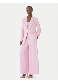 Fracomina Spodnie palazzo FS26SV3007W47601 Różowy Regular Fit. Kolor: różowy. Materiał: syntetyk #5