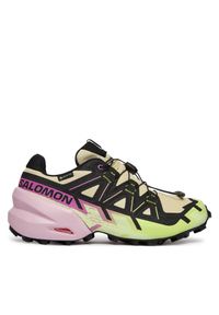 salomon - Buty do biegania Salomon. Kolor: żółty. Technologia: Gore-Tex. Model: Salomon Speedcross #1