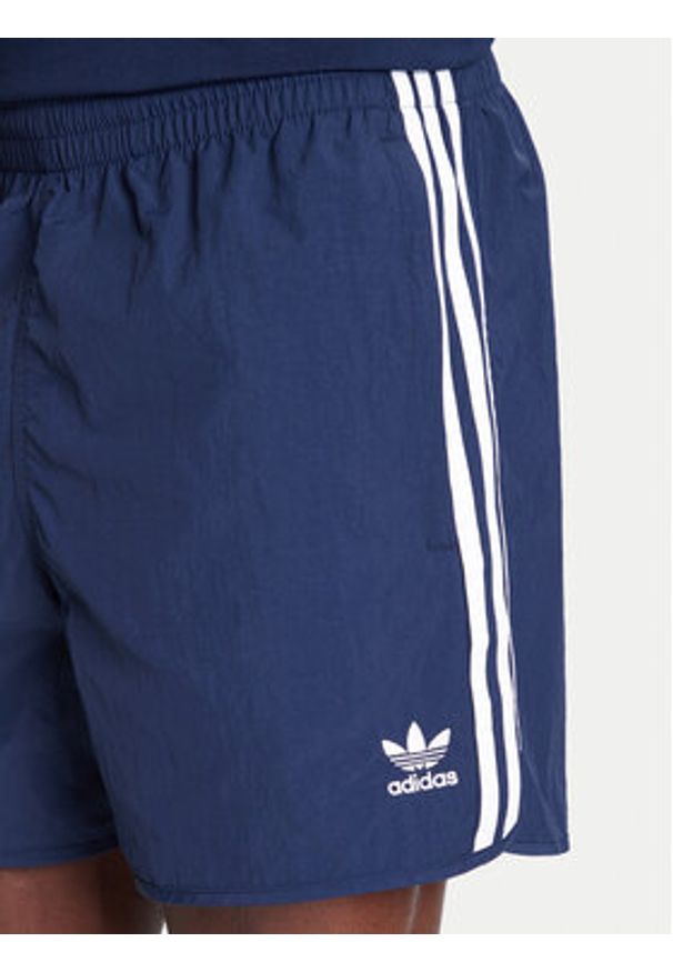 Adidas - adidas Szorty sportowe adicolor Classics Sprinter IB9952 Granatowy Regular Fit. Kolor: niebieski. Materiał: syntetyk. Styl: sportowy