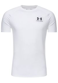 Under Armour T-Shirt 1326799 Biały Loose Fit. Kolor: biały. Materiał: syntetyk