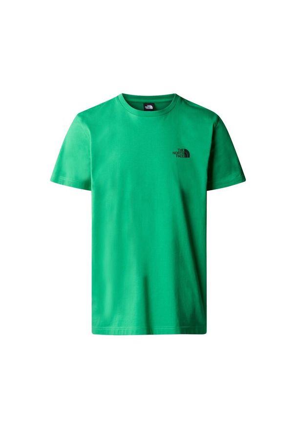 Koszulka turystyczna męska The North Face Simple Dome Tee. Kolor: zielony. Materiał: bawełna. Sezon: lato