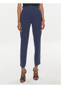 Pinko Spodnie materiałowe Bello 100155 A1L4 Granatowy Slim Fit. Kolor: niebieski. Materiał: wiskoza