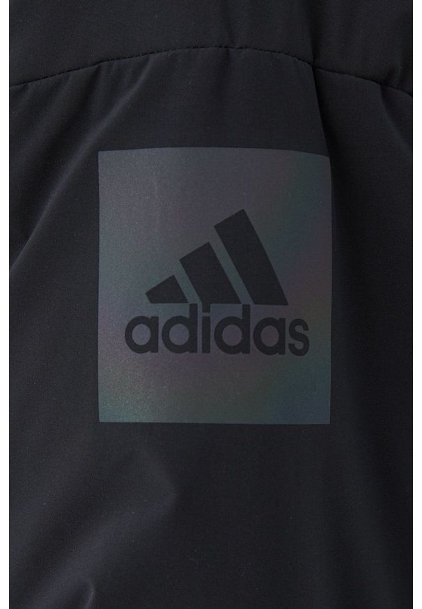 adidas Performance kurtka puchowa damska kolor czarny zimowa. Kolor: czarny. Materiał: puch. Sezon: zima