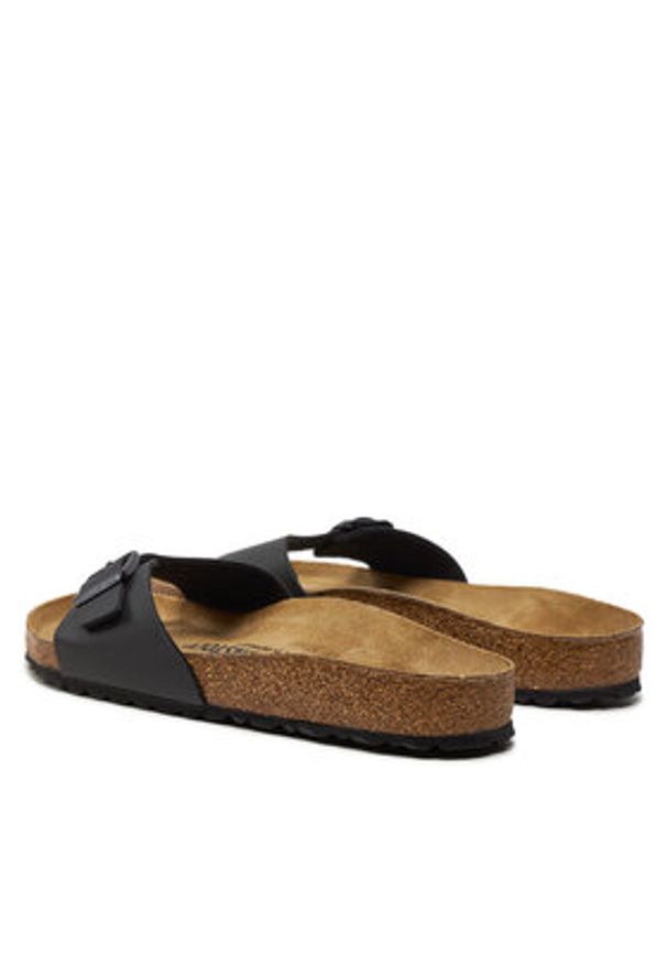 Birkenstock Klapki Madrid 0040791 Czarny. Kolor: czarny. Materiał: skóra