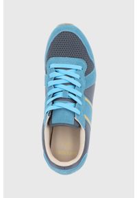 Superdry - Buty. Nosek buta: okrągły. Zapięcie: sznurówki. Kolor: niebieski. Materiał: guma #5