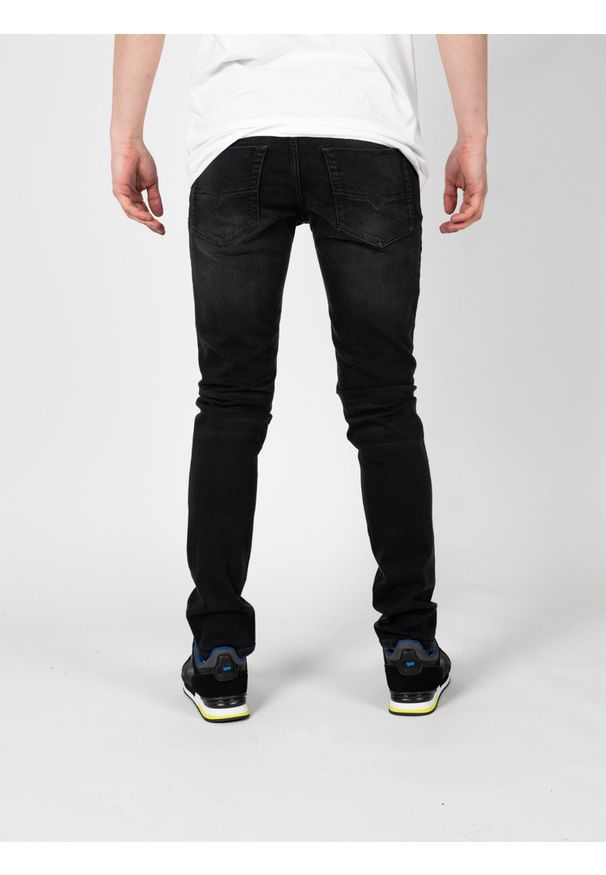 Diesel Jeansy "Tepphar-X" | 00SWID-RM064-02 | Mężczyzna | Czarny. Stan: obniżony. Kolor: czarny. Wzór: aplikacja. Styl: klasyczny, elegancki